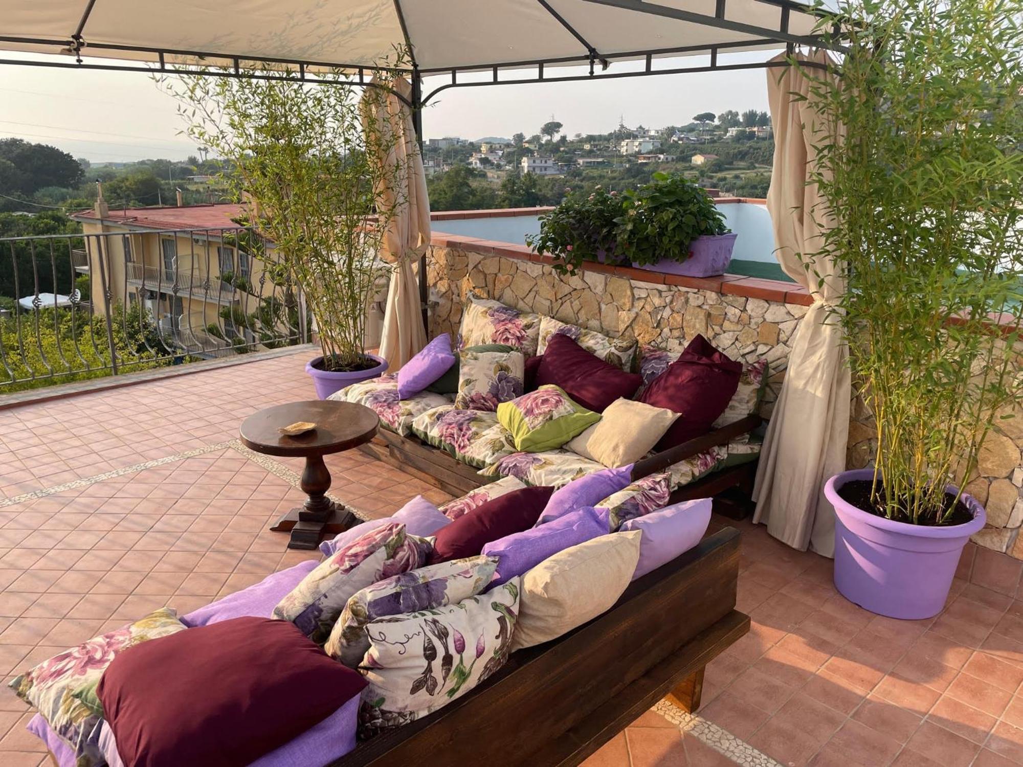 Domus Parva - Villa Con Bio-Piscina, Spa Privata E Appartamenti Panoramici Bacoli Dış mekan fotoğraf